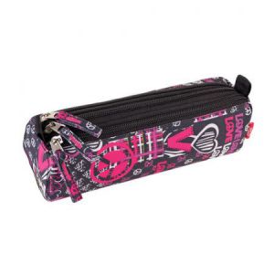 Piórnik tuba Easy Spokey 22x6x8cm, 3 zamki